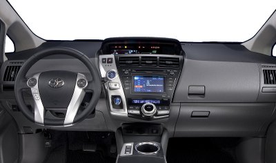
Description de l'intrieur de la Toyota Prius Plus.
 